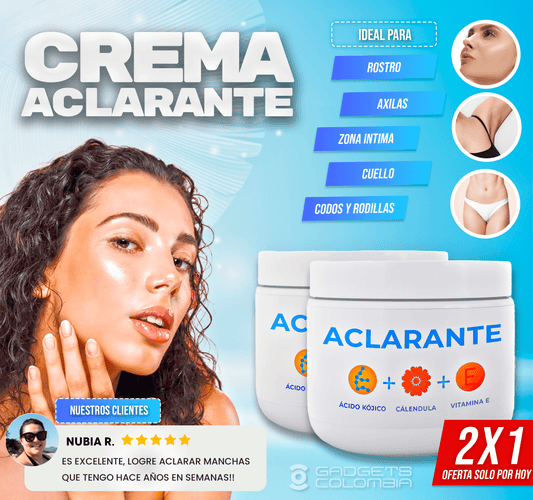 Cremas aclarantes OFERTA 2X1